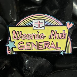 Weenie hut general hat pin Pastel Glow dubstep merch, edc, edm, lost lands, electric forest merch, rave