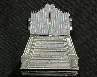 Led Zeplin Stairway to heaven hat pin with opening hinges dubstep merch, edc, edm, lost lands, electric forest merch, rave merch