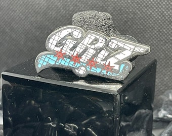 Griz Chicago Stars Hatpin LIMITED dubstep merch, edc, edm, lost lands, electric forest merch, rave