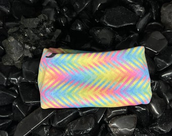 Pride digital pixel wave stash pocket wrist slinger dubstep merch, edc, edm, lost lands, electric forest merch, rave