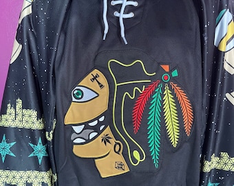 SUBTONICS BLACKHAWKS SMASHMINA ice silk pashmina dubstep merch, edc, edm, lost lands, electric forest merch, rave merch