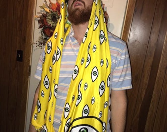 SUBTONICS CYCLOPS ARMY smashmina pashmina ice silk scarf, comes with headband and secret stash pocket to match plus more