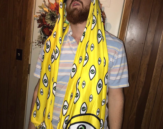 Featured listing image: SUBTONICS CYCLOPS ARMY smashmina pashmina ice silk scarf, comes with headband and secret stash pocket to match plus more