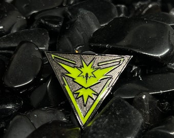 2 Yellow Trainer Hat Pins Glow In The Dark Trainer Badge and Ball dubstep merch, edc, edm, lost lands, electric forest merch, rave