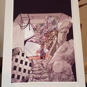 Goddamn, Gundam, Run boy, Run. Mobile Suit Gundam ART PRINT.