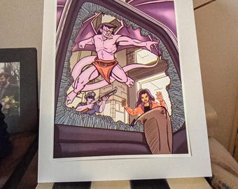 Goliath, and the Broken window theory. Disney Gargoyles ART PRINT.