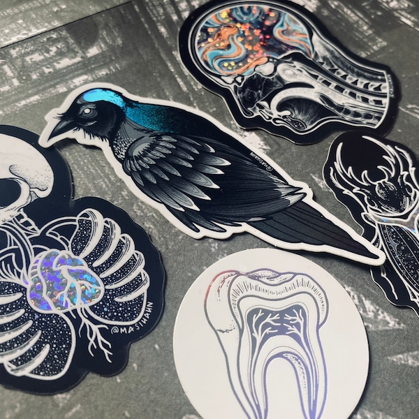 Holographic Glitter Sticker Pack
