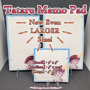 Handmade FFXIV Final Fantasy 14 Tataru Taru Memo Pad