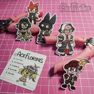 Final Fantasy 14 FFXIV STINKIES 1.5&quot; Stickers