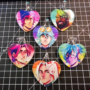 League of Legends Heartsteel 2.25"x2" Inch Heart Buttons and Magnets