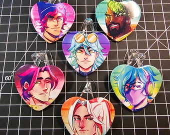 League of Legends Heartsteel 2.25"x2" Inch Heart Buttons and Magnets