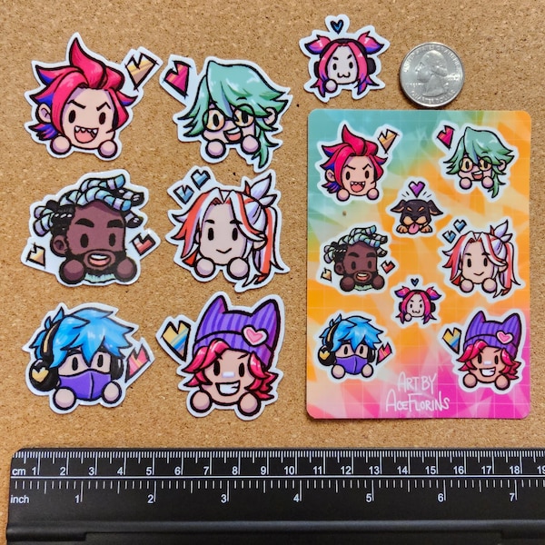 Chibi Heartsteel Stickers