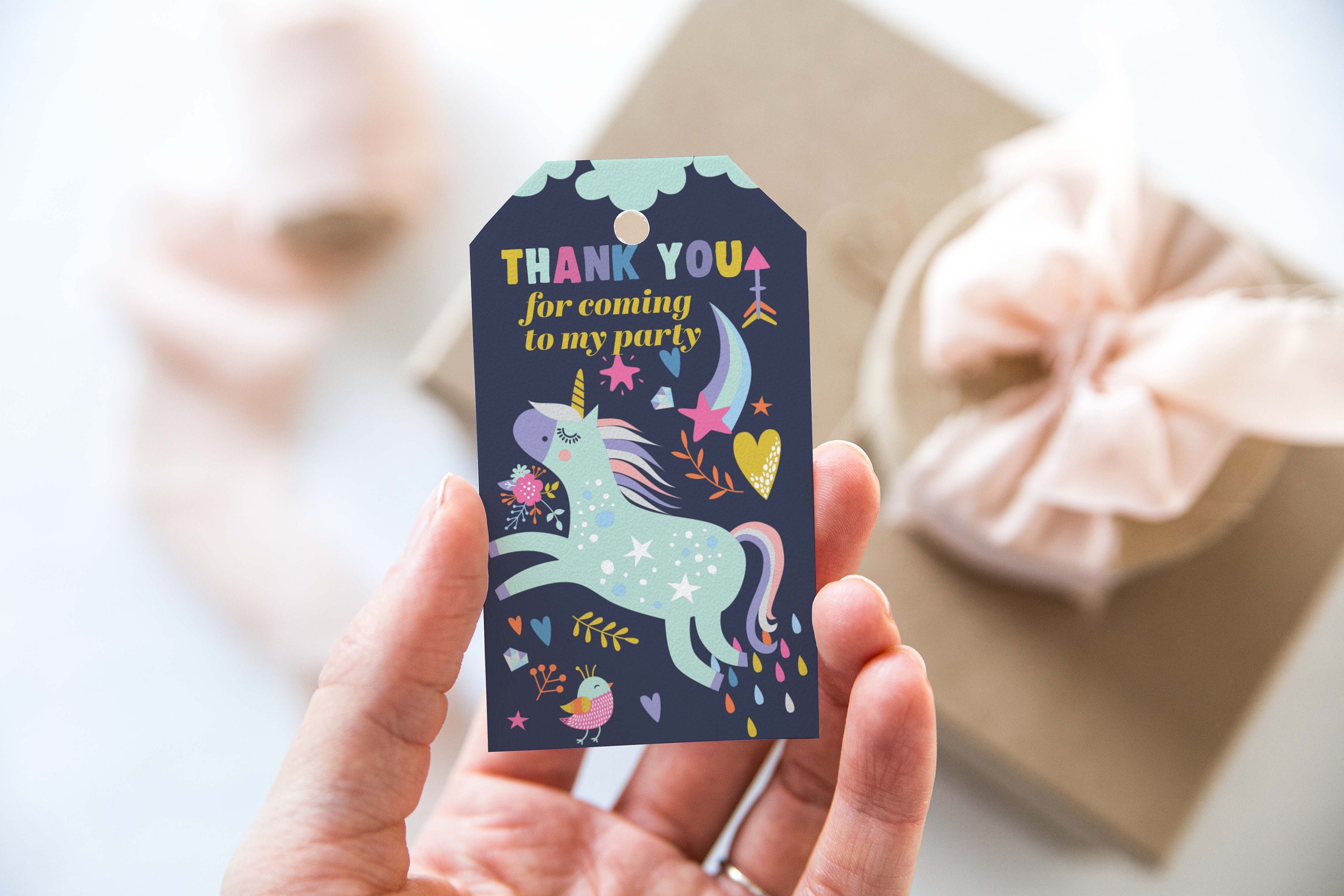 Unicorn Party Favor Tags — Jen T. by Design