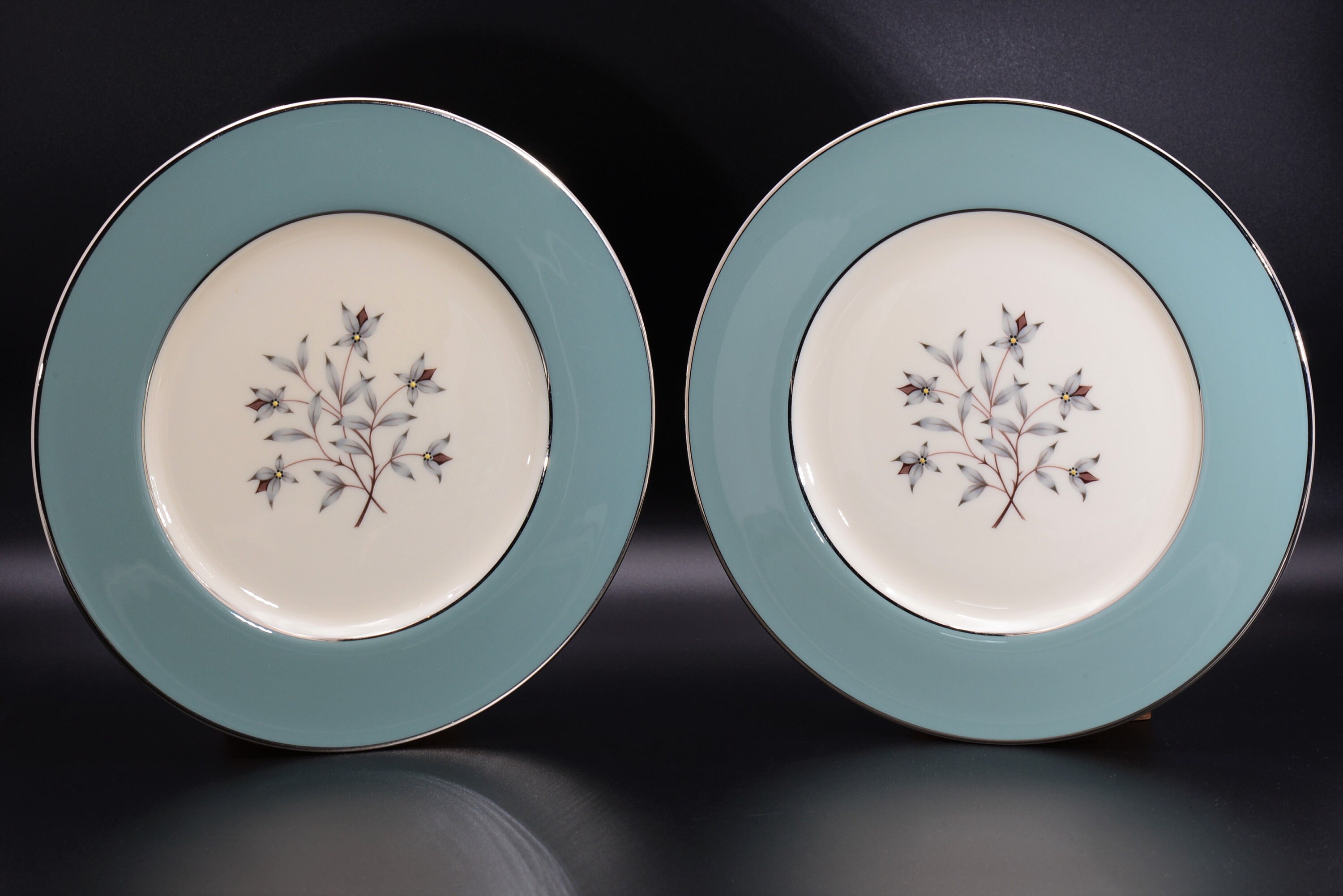 Lenox Kingsley Dinner Plate Set Vintage Lenox Plates Vintage Etsy