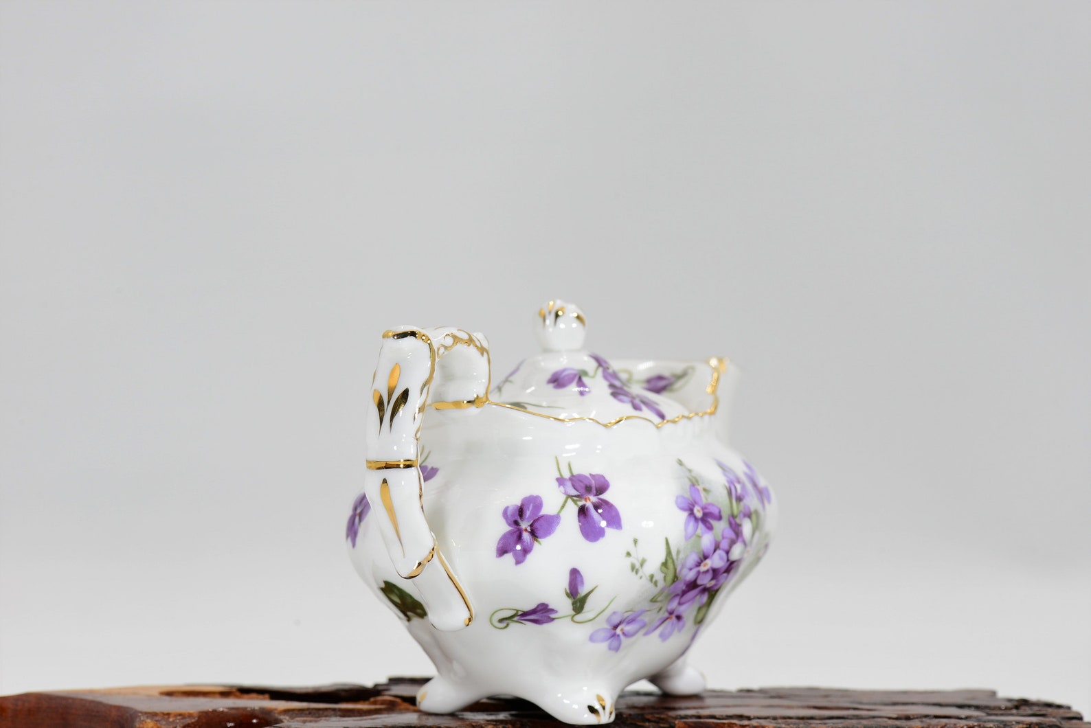 Hammersley Victorian Violets Teapot Vintage Ultra Rare Etsy