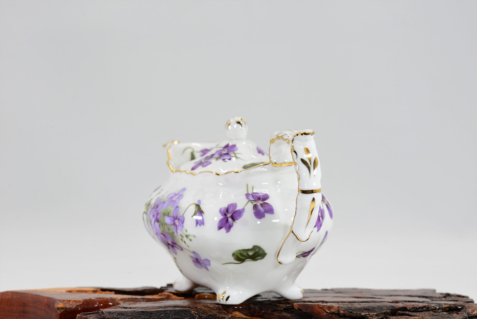 Hammersley Victorian Violets Teapot Vintage Ultra Rare Etsy