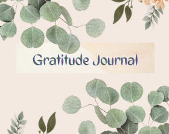 Descarga digital PDF Diario de gratitud Agradecido a Dios Agradecido