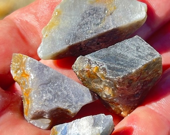 363cts Rough Raw Blue Sapphire Corundum Lapidary Gemstone Parcel