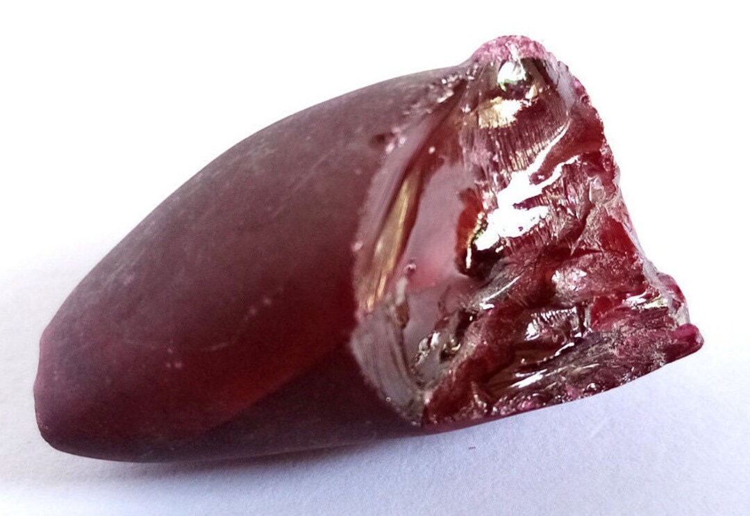 Roter Rubin Boule Roher synthetischer Korund Verneuil Prozess - Etsy.de