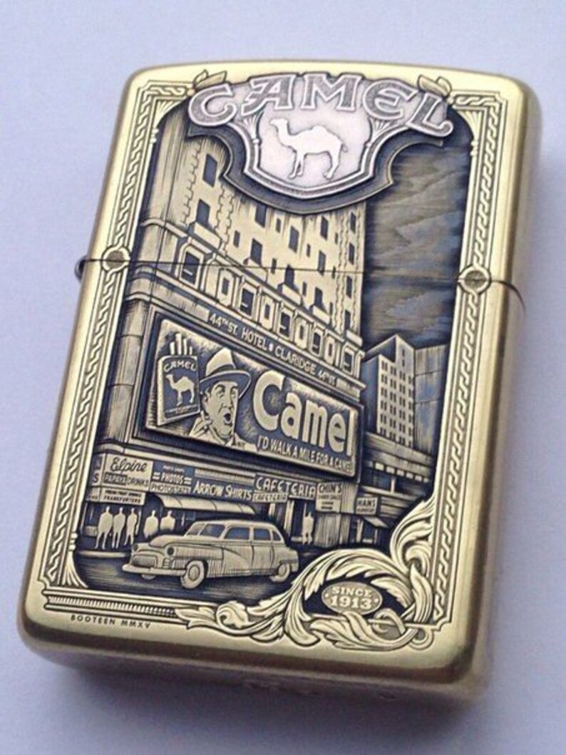 Custom Zippo Camel Zippo armor camel zippo brass custom Etsy