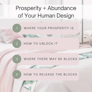 Prosperity, Abundance, and Money in Your Human Design Chart - Immediate Digital Download!