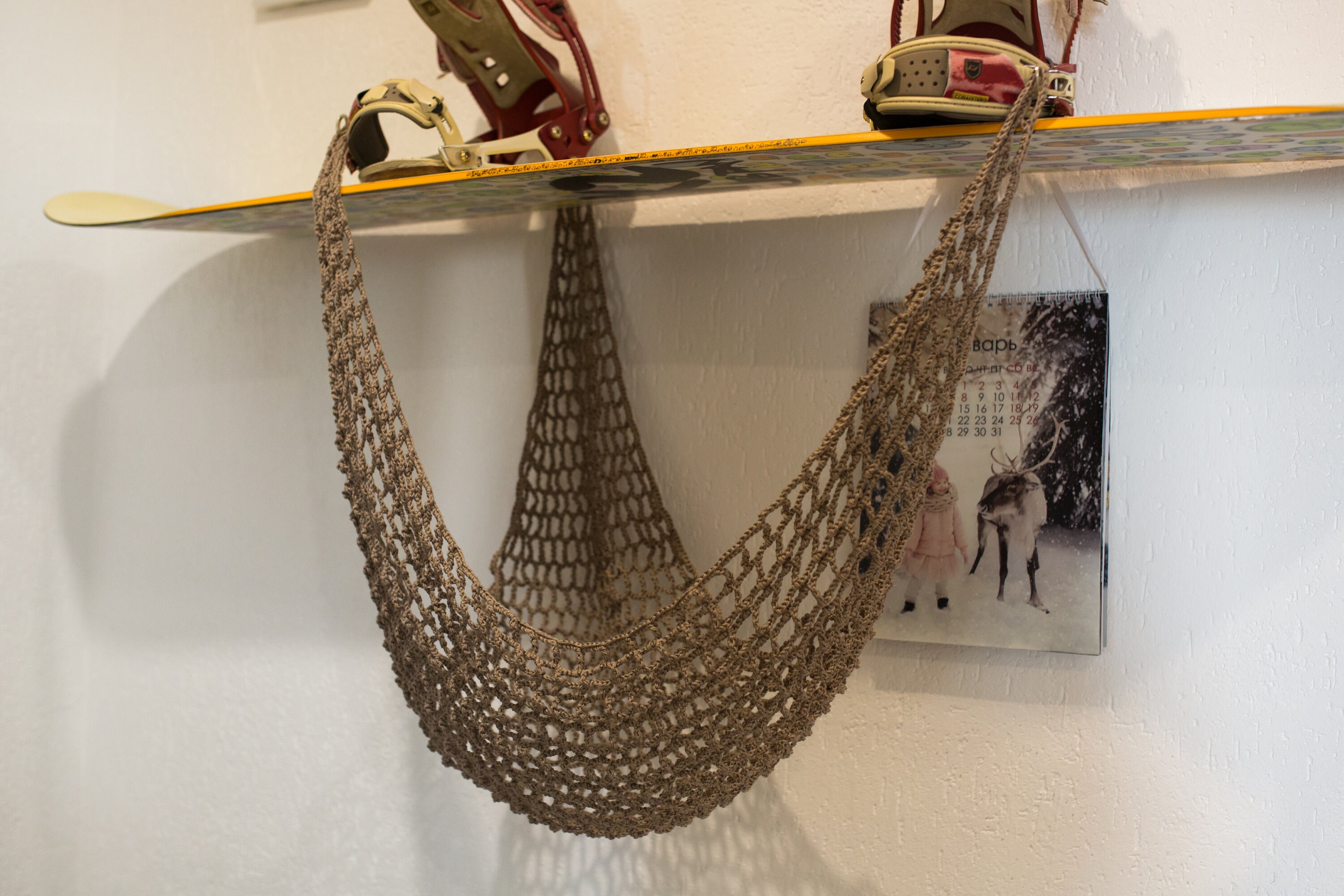 Crochet Toy hammock / 3 wall hooks included/ soft toy storage. Etsy