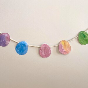 Easter garland, Easter Egg banner, Spring banner, fireplace decor, mantle banner, Easter Egg garland, Easter bunny, Easter banner