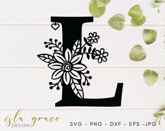 Download L Monogram Etsy