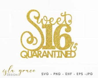 Download Sweet 16 Svg Etsy