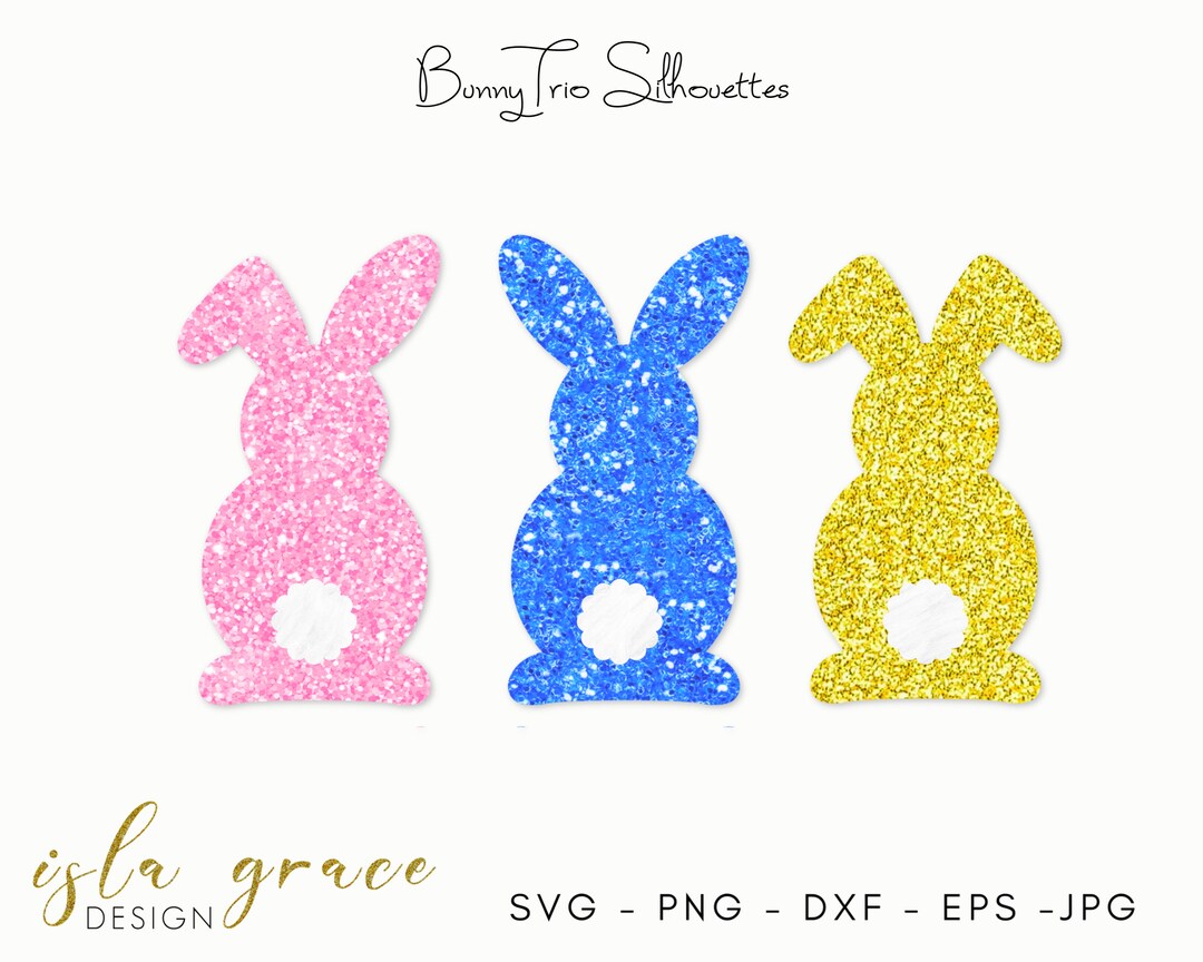 Bunny SVG, Easter Bunny SVG Cut File, Rabbit Silhouette Cricut Bunny ...