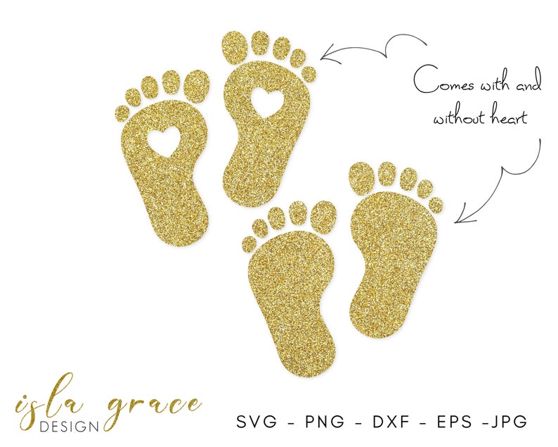 Download Baby Foot Print SVG Baby Feet SVG Cut File Cricut Feet | Etsy