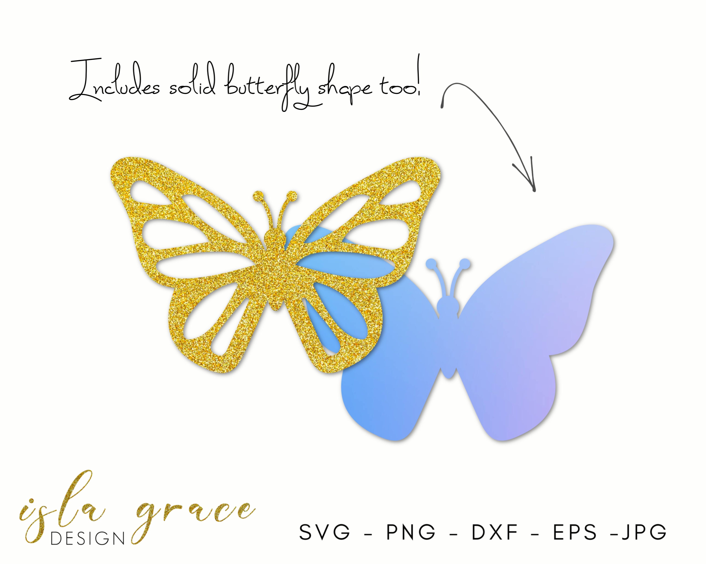 Butterfly SVG Monarch SVG Cut File Cricut Butterfly Cutting - Etsy