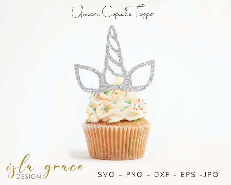 Free Unicorn Cake Topper Svg 184 SVG PNG EPS DXF File