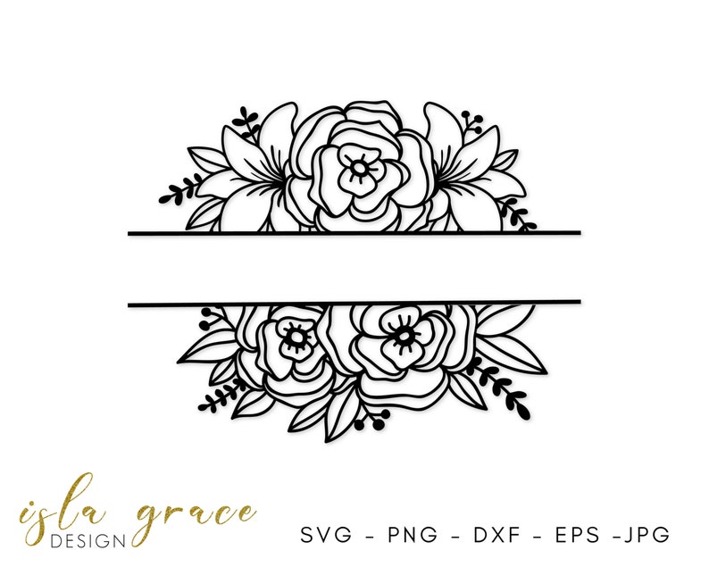 Download Flower Frame Svg Flower Border Flower Monogram Svg Split Floral Border Frame Svg Lily Svg Cricut Silhouette Cut File Wedding Svg Drawing Illustration Art Collectibles Deshpandefoundationindia Org