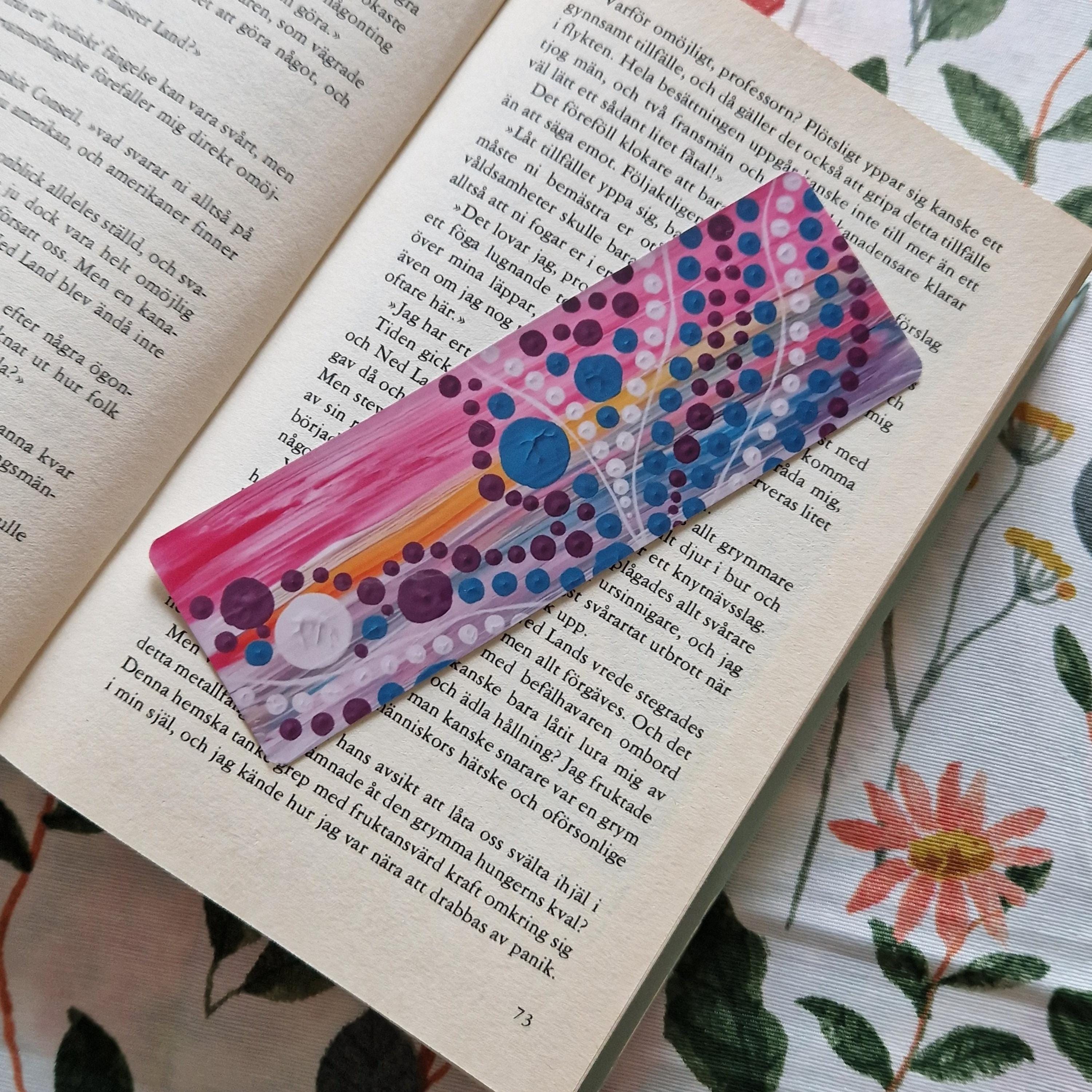 Abstract Art Print Bookmark. Laminated Glossy Colorful and Artsy. - Etsy