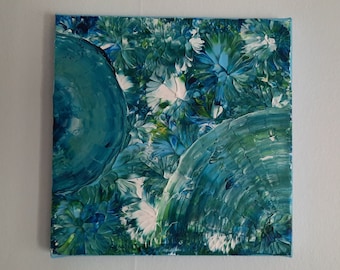Arte original. Pintura acrílica abstracta. Mural.