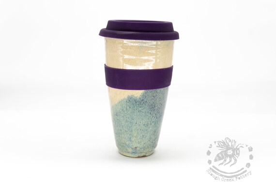 Tumblers 16 oz, Blue Travel Mugs