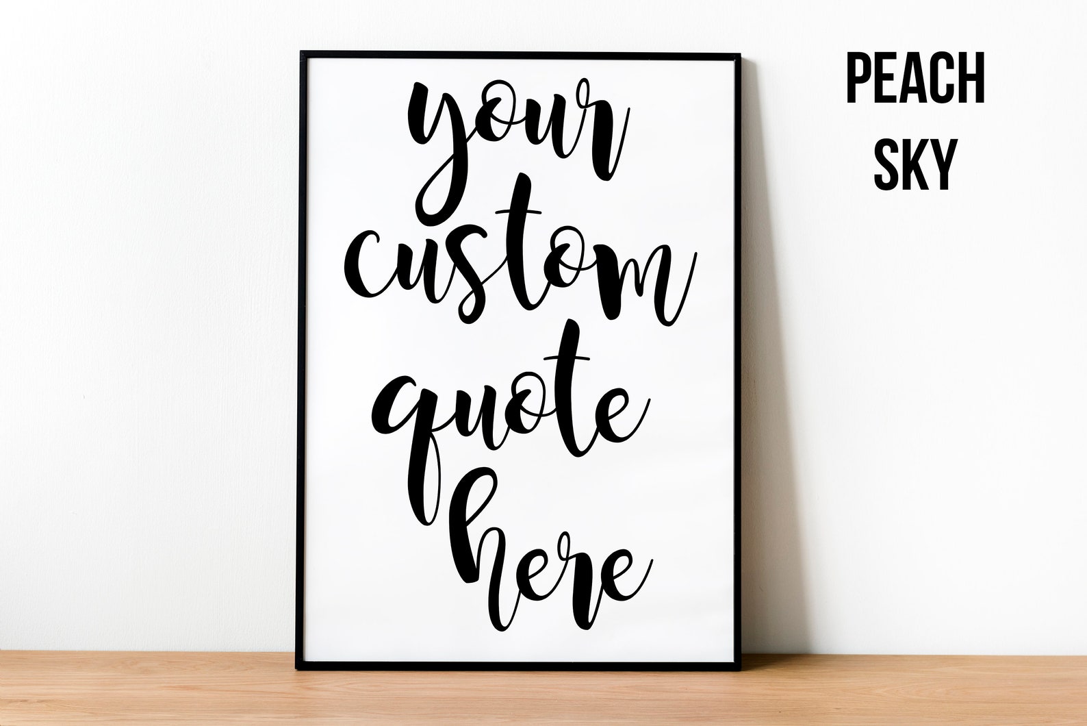 Custom Quote Print Custom Quote Personalized Quote Etsy