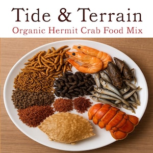 Tide n’ Terrain™ - Organic Hermit Crab Food Mix