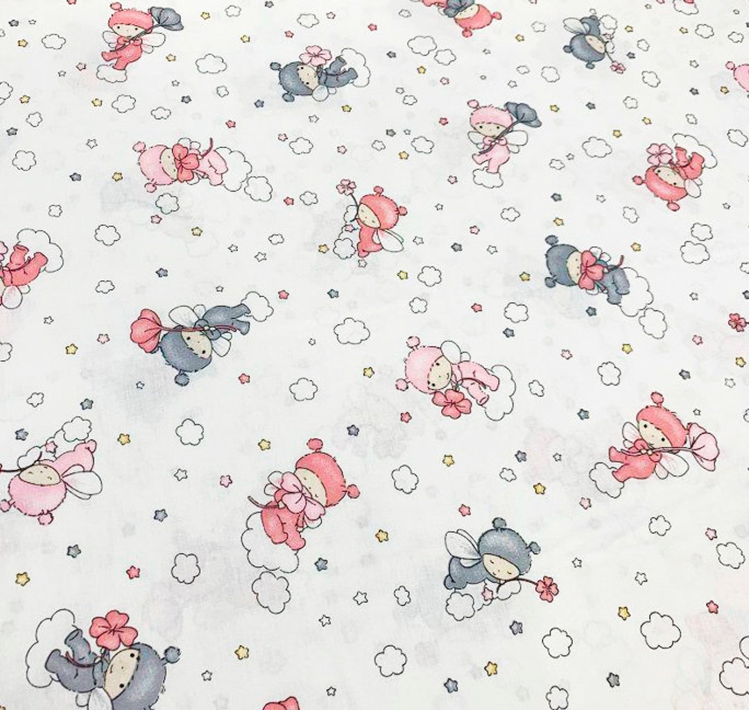 Its a Girl Fabric Baby Girl Fabric Nursery Fabric Baby Fabric by the