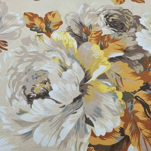 Peony fabric Watercolor peonies fabric Floral fabric by the yard-meter Big flower fabric Large print fabric with flowers 100% cotton 94wide image 9