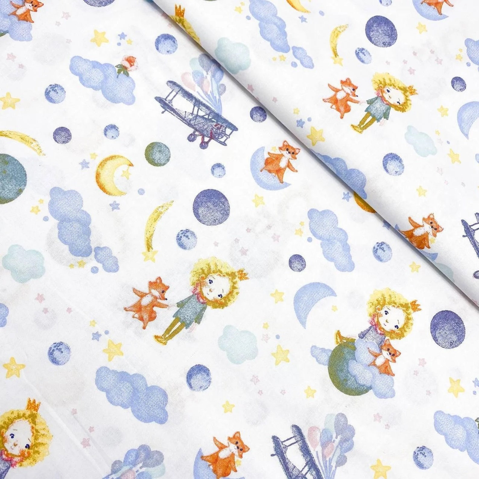 Petit tissu prince Tissus garçons Tissu de conte de fées Tissu | Etsy