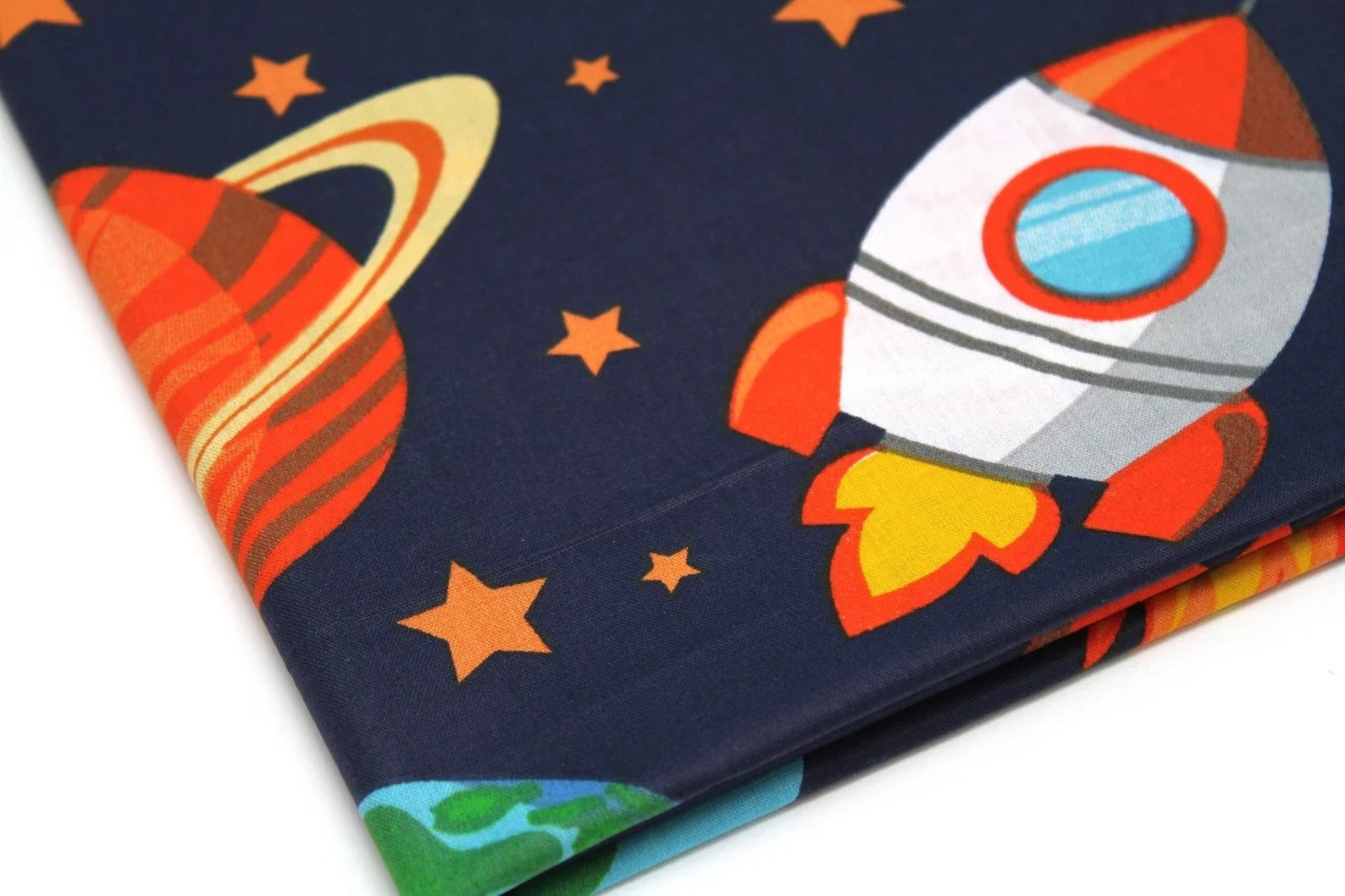 Outer space fabric Baby boy nursery cotton fabric by the Etsy