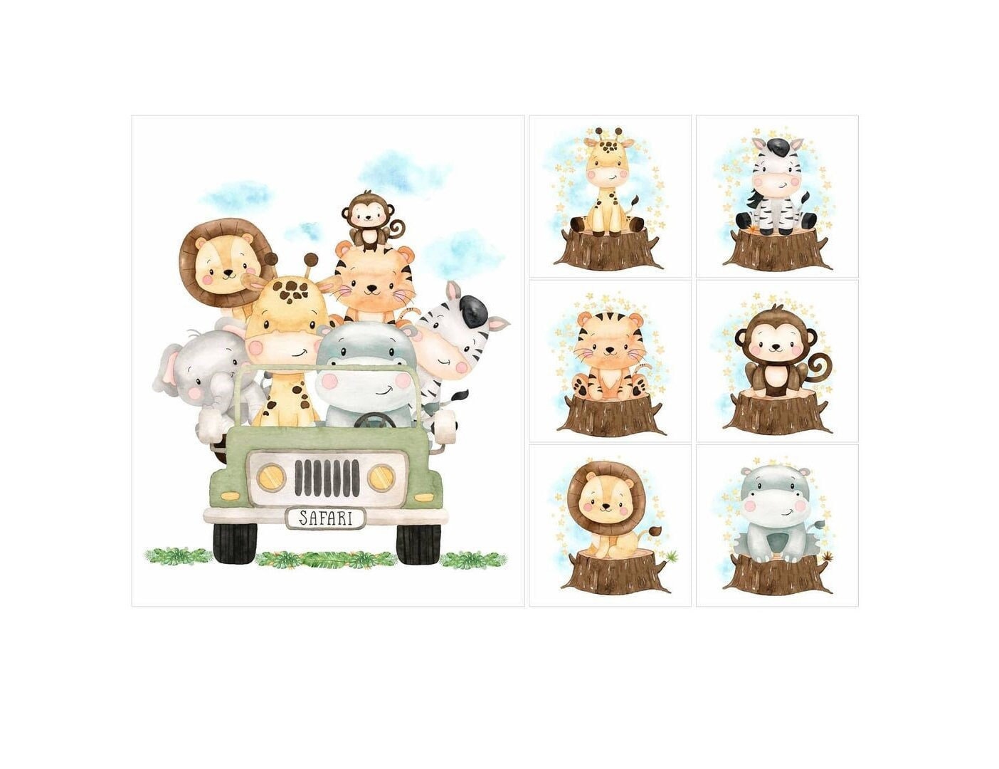 Baby Quilt Panels Fabric Panels for Baby Quilts Baby Panels Etsy