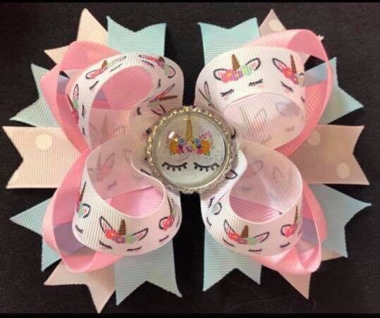 Unicorn Boutique Hair Bow with Free Shipping Eligible
