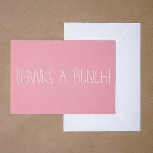 ¡Muchas gracias! – Tarjeta