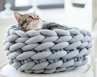contemporary cat bed