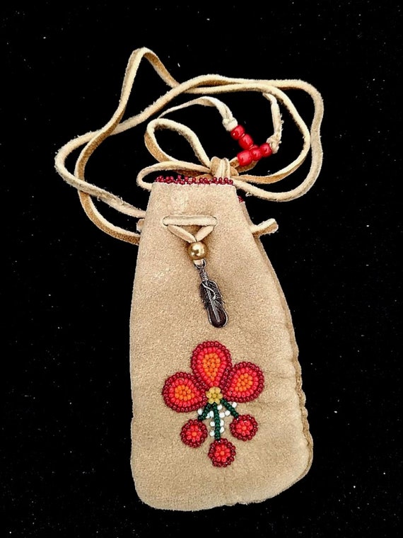 Collectible Beaded Medicine Bag, with documentatio