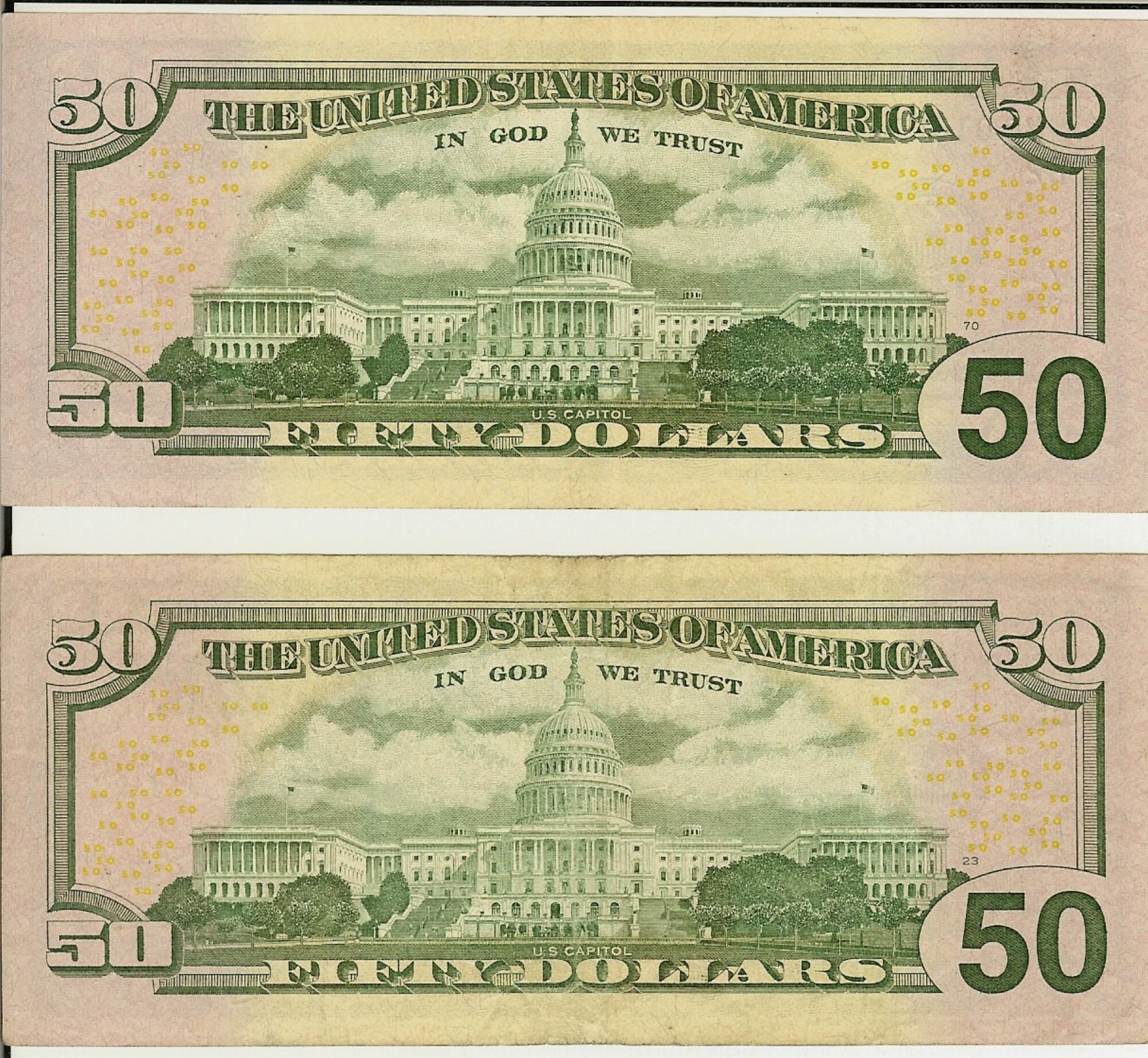 50 Dollar Bills With a Low STAR Serial Numbers MB 01342717 Etsy