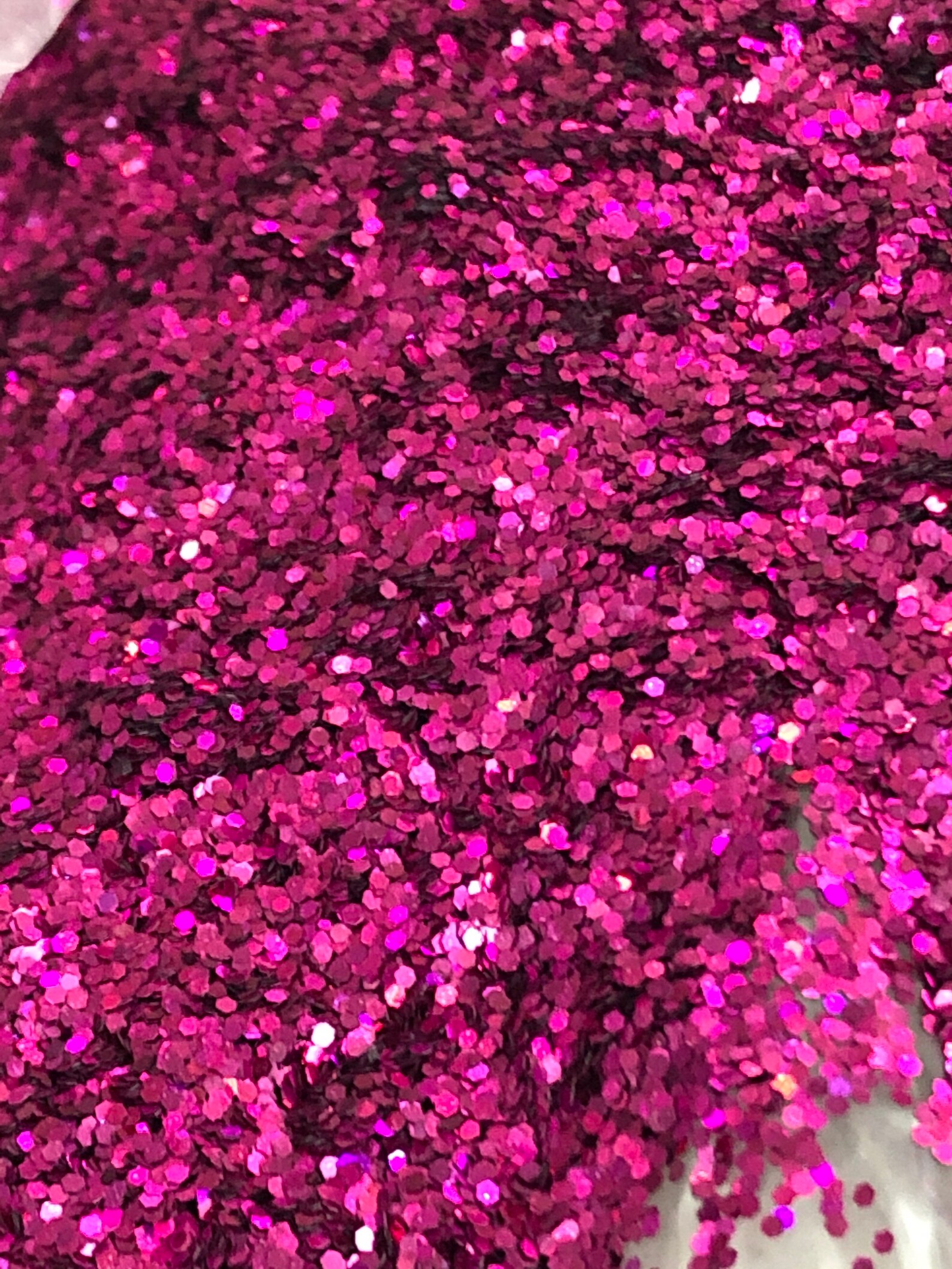 Hot Pink Chunky Holographic Glitter 2 Ounces Glitter for Etsy